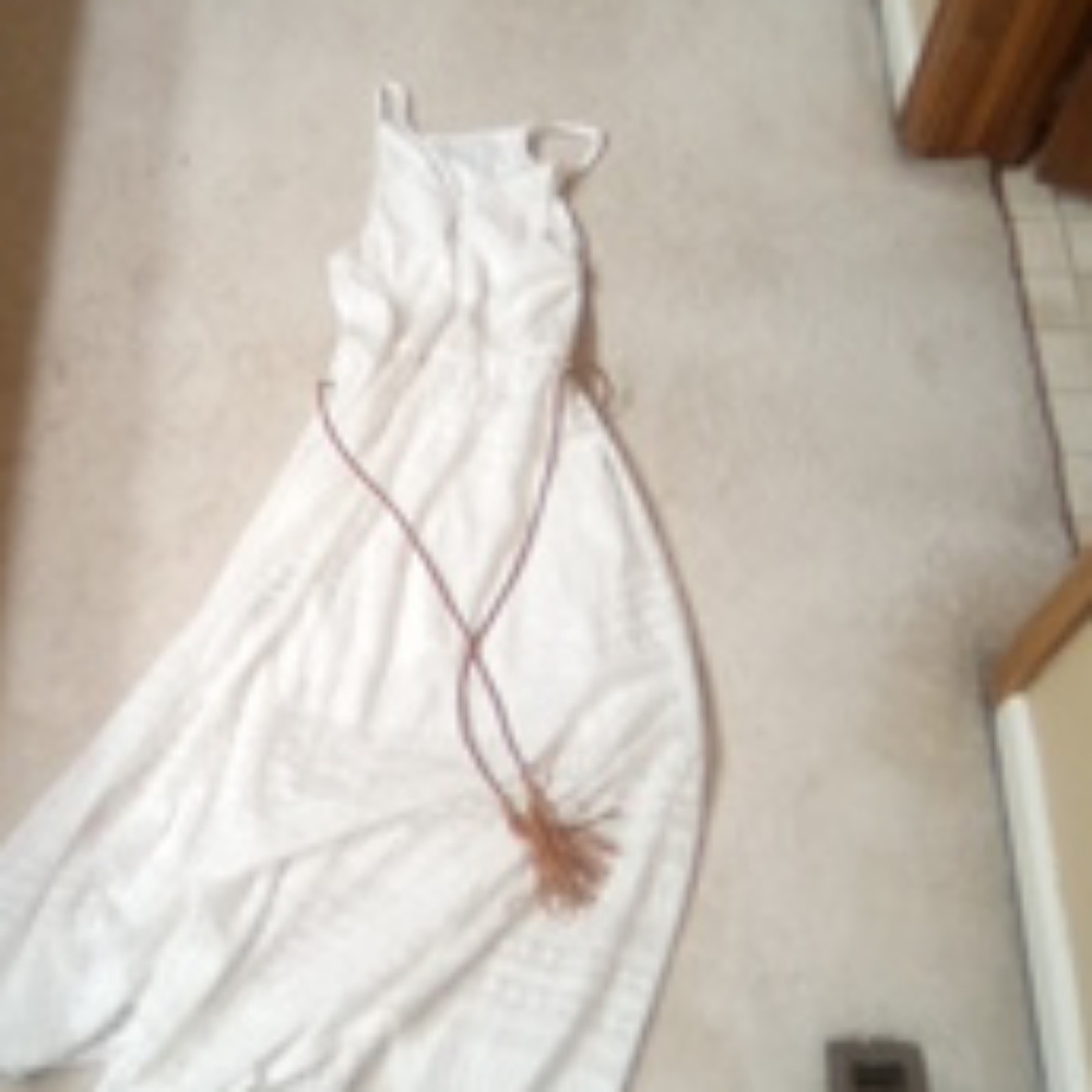 Long white dress